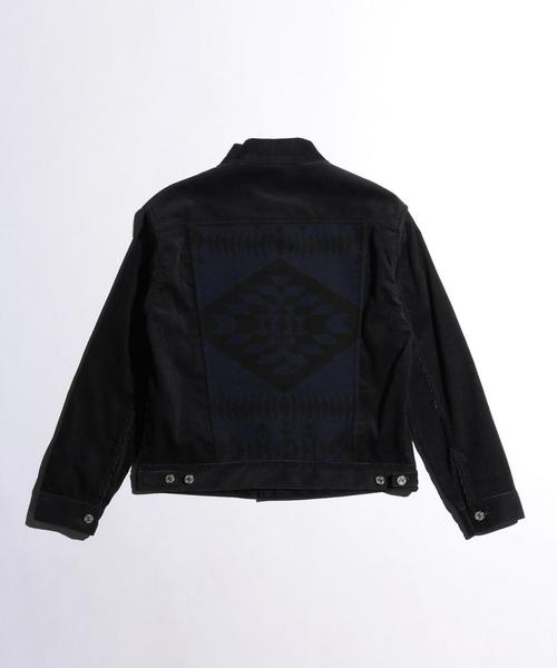 PENDLETON（ペンドルトン）の「＜PENDLETON × BY＞ CORD G-JK/ジャケット ◆（デニムジャケット・メンズ・オフホワイト/ネイビー・SMALL/MEDIUM/LARGE）」の3枚目の写真