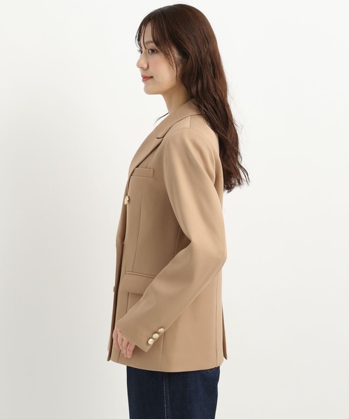 Andemiu（アンデミュウ）の「【新色ブラックWEB限定登場】キンボタンジャケット579802（テーラードジャケット・レディース・アイボリー/ネイビー/ベージュ/ブラウン/ブラック・FREE）」の21枚目の写真