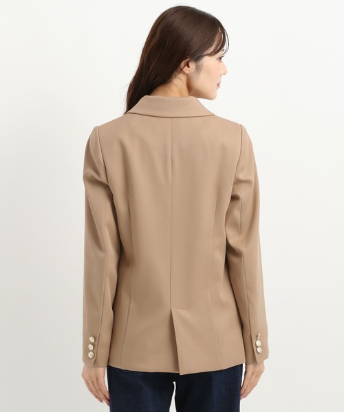 Andemiu（アンデミュウ）の「【新色ブラックWEB限定登場】キンボタンジャケット579802（テーラードジャケット・レディース・アイボリー/ネイビー/ベージュ/ブラウン/ブラック・FREE）」の22枚目の写真