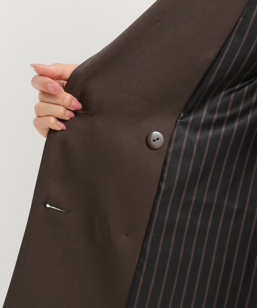 Andemiu（アンデミュウ）の「【新色ブラックWEB限定登場】キンボタンジャケット579802（テーラードジャケット・レディース・アイボリー/ネイビー/ベージュ/ブラウン/ブラック・FREE）」の11枚目の写真