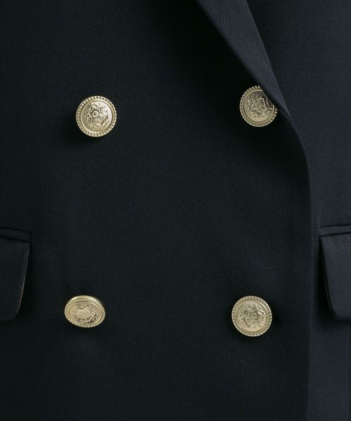 Andemiu（アンデミュウ）の「【新色ブラックWEB限定登場】キンボタンジャケット579802（テーラードジャケット・レディース・アイボリー/ネイビー/ベージュ/ブラウン/ブラック・FREE）」の12枚目の写真