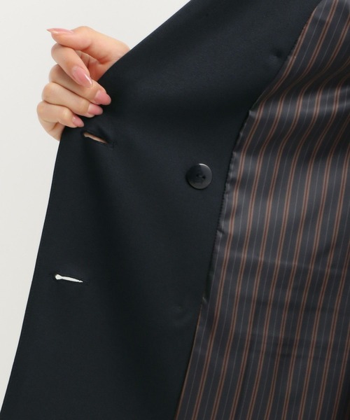 Andemiu（アンデミュウ）の「【新色ブラックWEB限定登場】キンボタンジャケット579802（テーラードジャケット・レディース・アイボリー/ネイビー/ベージュ/ブラウン/ブラック・FREE）」の6枚目の写真