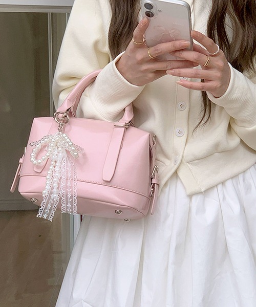 【未使用】　トッズ　ショルダーバッグ　ハンドバッグ　2way　エナメル　ボルドー TOD'S トッズ TOD'S バッグ レディース ブランド ハンドバッグ