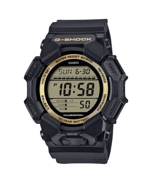 Black and Gold Series / GD-010GB-1A9JF（デジタル腕時計）｜G-SHOCK