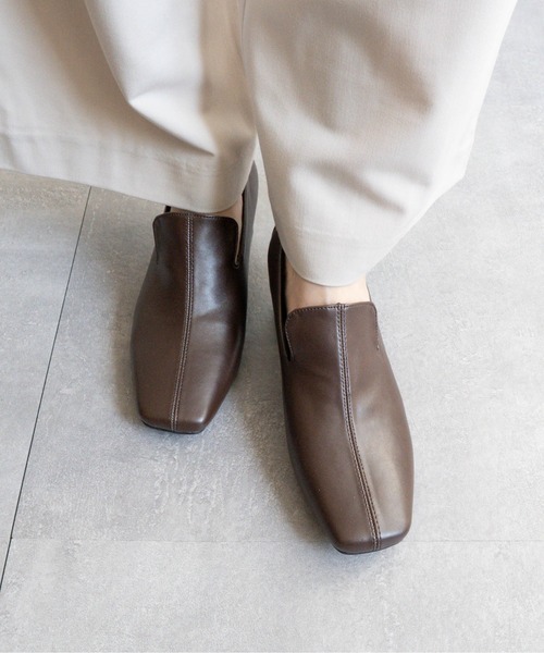 Fabby fabby(ファビィーファビィー)の「スクエアーオニグリヒールパンプス(パンプス・レディース・ブラック/ブラウン/シルバー・LARGE/MEDIUM/SMALL)」の15枚目の写真