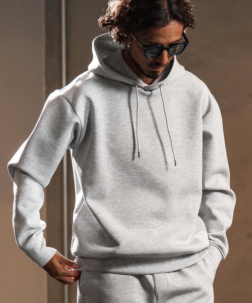 wjk reluxe(ダブルジェーケーリラックス)の「mpa3877-cardboard knit parka パーカー(WR25W-09)(パーカー・メンズ・ネイビー/ブラック/トップグレー・L/M/S)」の3枚目の写真
