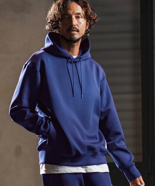 wjk reluxe(ダブルジェーケーリラックス)の「mpa3877-cardboard knit parka パーカー(WR25W-09)(パーカー・メンズ・ネイビー/ブラック/トップグレー・L/M/S)」の18枚目の写真
