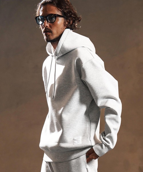 wjk reluxe(ダブルジェーケーリラックス)の「mpa3877-cardboard knit parka パーカー(WR25W-09)(パーカー・メンズ・ネイビー/ブラック/トップグレー・L/M/S)」の5枚目の写真
