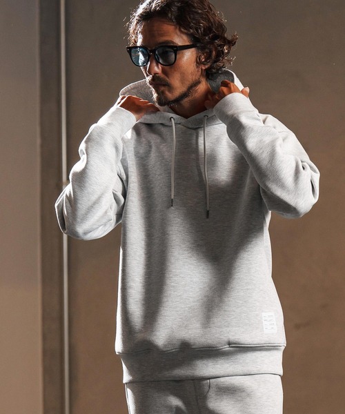 wjk reluxe(ダブルジェーケーリラックス)の「mpa3877-cardboard knit parka パーカー(WR25W-09)(パーカー・メンズ・ネイビー/ブラック/トップグレー・L/M/S)」の7枚目の写真