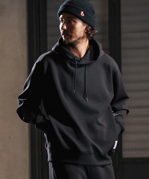 wjk reluxe(ダブルジェーケーリラックス)の「mpa3877-cardboard knit parka パーカー(WR25W-09)(パーカー・メンズ・ネイビー/ブラック/トップグレー・L/M/S)」の12枚目の写真