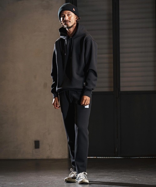 wjk reluxe(ダブルジェーケーリラックス)の「mpa3877-cardboard knit parka パーカー(WR25W-09)(パーカー・メンズ・ネイビー/ブラック/トップグレー・L/M/S)」の14枚目の写真
