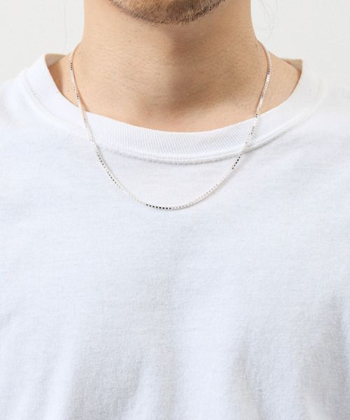 THEFT(セフト)の「THEFT セフト / VENETIAN SILVER CHAIN NECKLACE シルバー925ヴェネチアンチェーンネックレス 50cm(ネックレス・メンズ・シルバー・50cm)」の2枚目の写真