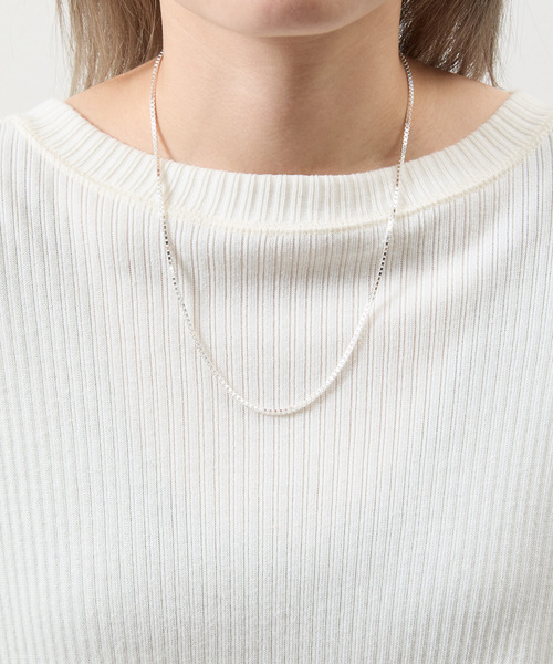 THEFT(セフト)の「THEFT セフト / VENETIAN SILVER CHAIN NECKLACE シルバー925ヴェネチアンチェーンネックレス 50cm(ネックレス・メンズ・シルバー・50cm)」の3枚目の写真
