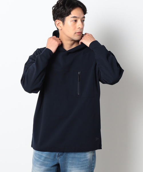 Grand PARK（グランドパーク）の「圧縮マイクロカノコテックパーカー（パーカー・メンズ・ネイビー/ブラック/ホワイト・LARGE/MEDIUM）」の3枚目の写真