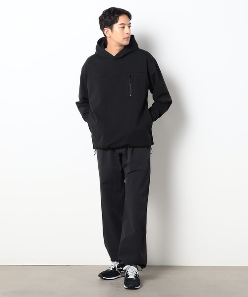 Grand PARK（グランドパーク）の「圧縮マイクロカノコテックパーカー（パーカー・メンズ・ネイビー/ブラック/ホワイト・LARGE/MEDIUM）」の7枚目の写真