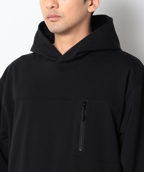 Grand PARK（グランドパーク）の「圧縮マイクロカノコテックパーカー（パーカー・メンズ・ネイビー/ブラック/ホワイト・LARGE/MEDIUM）」の11枚目の写真