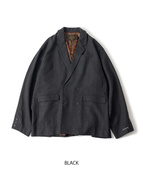 Herringbone double tailored jkt（テーラードジャケット）｜Subciety
