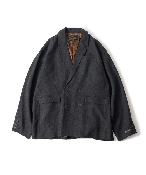 Herringbone double tailored jkt（テーラードジャケット）｜Subciety