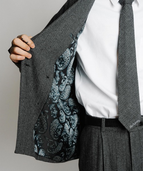 Subciety（サブサエティ）の「Herringbone double tailored jkt（テーラードジャケット・メンズ・ブラウン/グレー/ブラック・X-LARGE/LARGE/MEDIUM/SMALL）」の21枚目の写真
