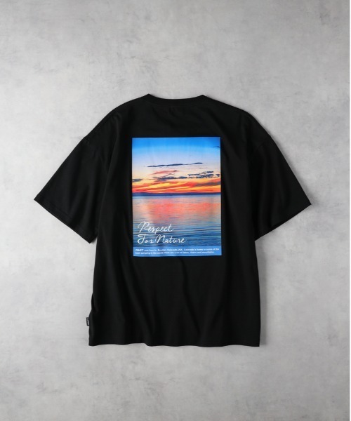 CAMP7（キャンプセブン）の「【接触冷感】【CAMP7】バックフォトプリントＴシャツ / エコ素材（Tシャツ/カットソー・メンズ・ホワイト/ブラック・L/XL/M）」の12枚目の写真