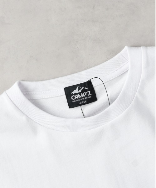 CAMP7（キャンプセブン）の「【接触冷感】【CAMP7】バックフォトプリントＴシャツ / エコ素材（Tシャツ/カットソー・メンズ・ホワイト/ブラック・L/XL/M）」の6枚目の写真