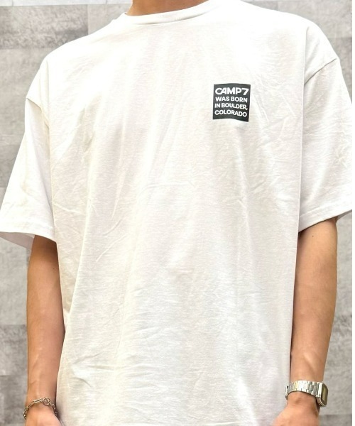 CAMP7（キャンプセブン）の「【接触冷感】【CAMP7】バックフォトプリントＴシャツ / エコ素材（Tシャツ/カットソー・メンズ・ホワイト/ブラック・L/XL/M）」の15枚目の写真