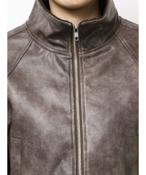 MERCURYDUO(マーキュリーデュオ)の「フェイクレザークロップドブルゾン(ブルゾン・レディース・ブラック/ブラウン・FREE)」の18枚目の写真