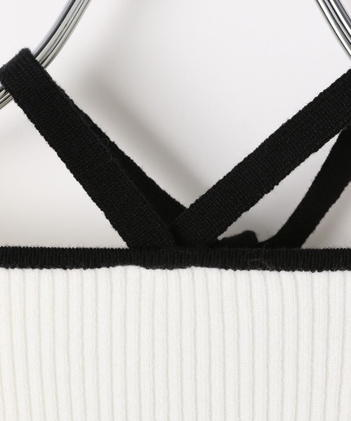 3.3 Field Trip （3.3フィールドトリップ）の「3.3 Field Trip／チョーカー付きニットロングスリーブ（ニット/セーター・レディース・ブラック/グレー/オフホワイト/レッド・FREE）」の15枚目の写真