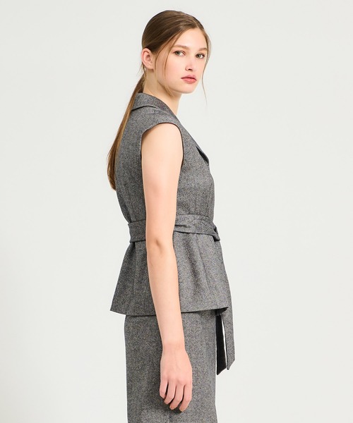 セール】ESTNATION / ミックスツイード ジレ（ベスト）｜ESTNATION