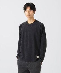 モール ワッフル ロングスリーブ カットソー