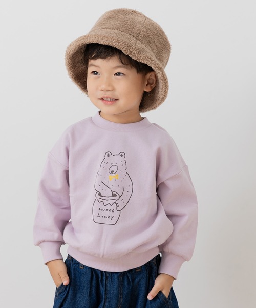 chil2(チルツー)の「綿100% プリント裏毛トレーナー(スウェット・キッズ・C/D/F/E/P/L/M/N/B/G/I/H/K/J/O/A・120cm/130cm/140cm/80cm/90cm/100cm/110cm)」の12枚目の写真