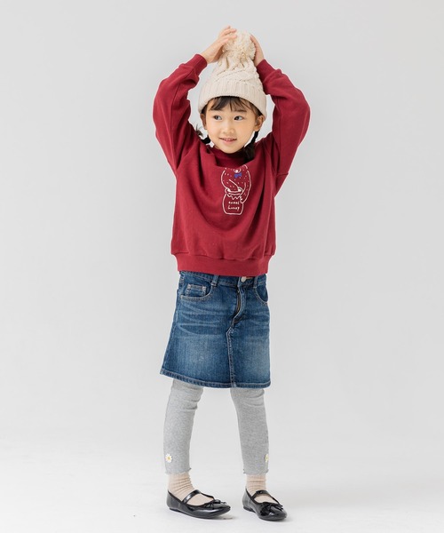 chil2(チルツー)の「綿100% プリント裏毛トレーナー(スウェット・キッズ・C/D/F/E/P/L/M/N/B/G/I/H/K/J/O/A・120cm/130cm/140cm/80cm/90cm/100cm/110cm)」の21枚目の写真