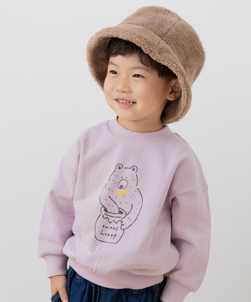 chil2(チルツー)の「綿100% プリント裏毛トレーナー(スウェット・キッズ・C/D/F/E/P/L/M/N/B/G/I/H/K/J/O/A・120cm/130cm/140cm/80cm/90cm/100cm/110cm)」の17枚目の写真