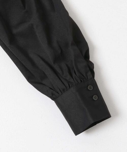 ITEMS URBANRESEARCH(アイテムズ アーバンリサーチ)の「『イージーケア』スキッパーボリュームブラウス(シャツ/ブラウス・レディース・ベージュ/ブラック/グレー系その他・FREE)」の9枚目の写真