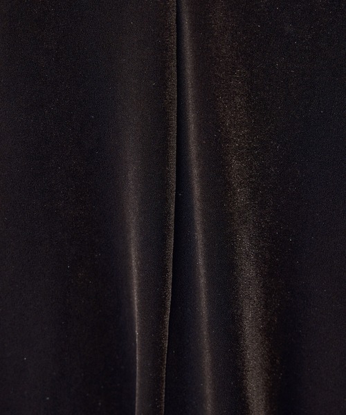 SALON adam et rope'（サロン アダム エ ロペ）の「【WEB限定】コンフィリュクスベロアオールインワン（サロペット/オーバーオール・レディース・ブラック/ブラウン・FREE）」の21枚目の写真