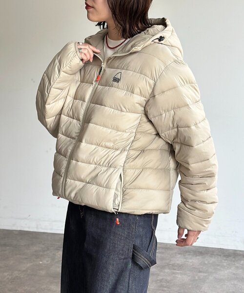 SIERRA DESIGNS（シェラデザイン）の「中綿フーディジャケット（ブルゾン・メンズ・ベージュ/グリーン/ブラック/レッド・LARGE/MEDIUM）」の15枚目の写真