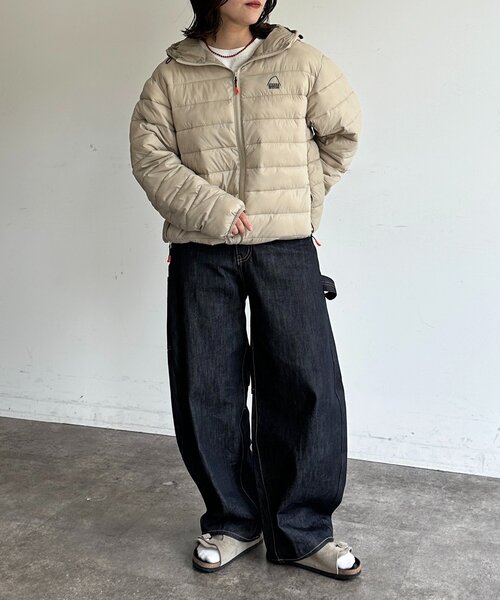 SIERRA DESIGNS（シェラデザイン）の「中綿フーディジャケット（ブルゾン・メンズ・ベージュ/グリーン/ブラック/レッド・LARGE/MEDIUM）」の19枚目の写真