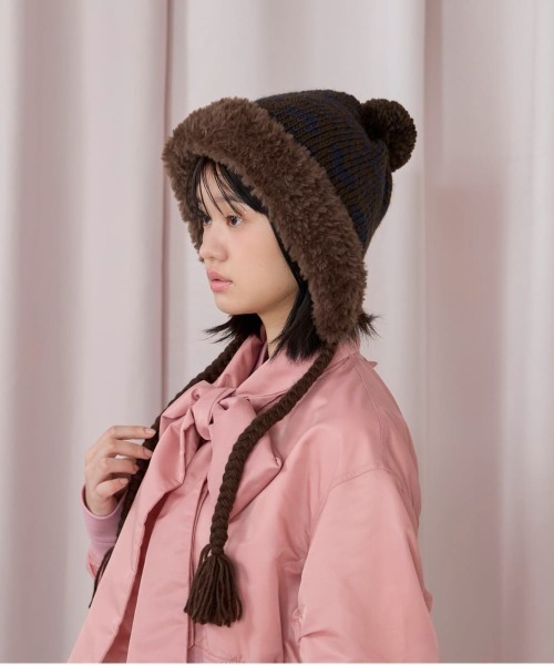 kaorinomori（カオリノモリ）の「kaorinomori ラフィーフード / カオリノモリ（ハット・レディース・ライトブルー/ホワイト/ブラウン・FREE）」の19枚目の写真