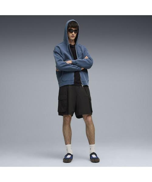 PUMA（プーマ）の「PUMA プーマ メンズ MMQ フルジップ フーディ（パーカー・メンズ・クリアレッド/インディゴブルー・SMALL/MEDIUM/LARGE/X-LARGE/X-SMALL）」の4枚目の写真