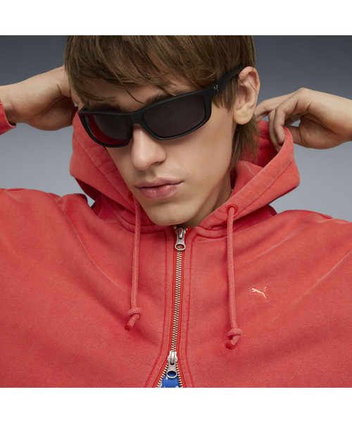 PUMA（プーマ）の「PUMA プーマ メンズ MMQ フルジップ フーディ（パーカー・メンズ・クリアレッド/インディゴブルー・SMALL/MEDIUM/LARGE/X-LARGE/X-SMALL）」の9枚目の写真