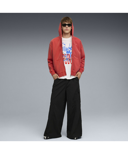 PUMA（プーマ）の「PUMA プーマ メンズ MMQ フルジップ フーディ（パーカー・メンズ・クリアレッド/インディゴブルー・SMALL/MEDIUM/LARGE/X-LARGE/X-SMALL）」の10枚目の写真