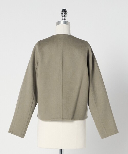 LOEFF＞リバー Vネック ジャケット（ノーカラージャケット）｜LOEFF