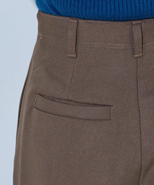 NOMINE(ノミネ)の「【セットアップ】タックワイドパンツ(その他パンツ・レディース・ブラック/モカ/ブラック系その他・S/M)」の9枚目の写真