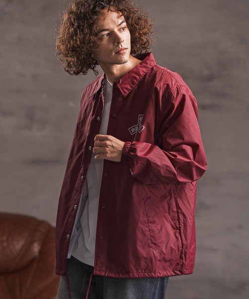 CAMBIO(カンビオ)の「mj11110- プリントコーチジャケット_Arch(2502116MCB)(その他アウター・メンズ・ブラック/バーガンディー/グレー系その他・XL/S/M/L)」の7枚目の写真