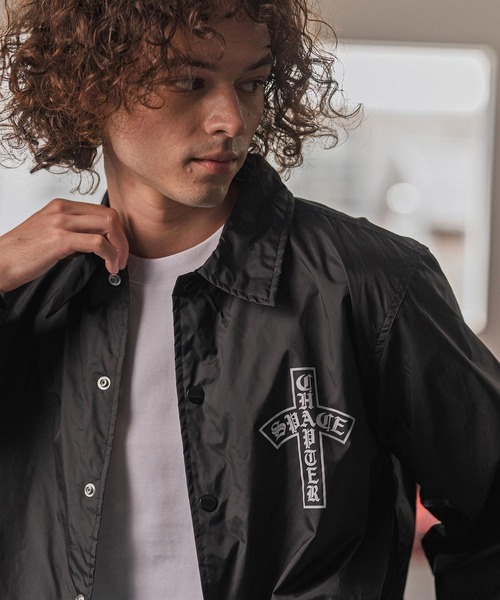 CAMBIO(カンビオ)の「mj11110- プリントコーチジャケット_Arch(2502116MCB)(その他アウター・メンズ・ブラック/バーガンディー/グレー系その他・XL/S/M/L)」の19枚目の写真