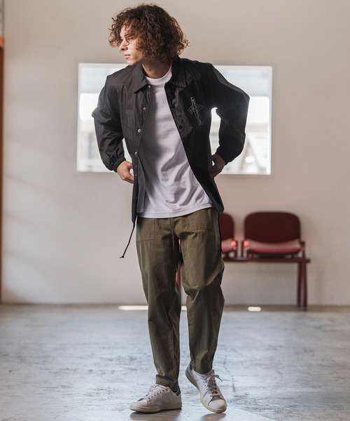 CAMBIO(カンビオ)の「mj11110- プリントコーチジャケット_Arch(2502116MCB)(その他アウター・メンズ・ブラック/バーガンディー/グレー系その他・XL/S/M/L)」の22枚目の写真