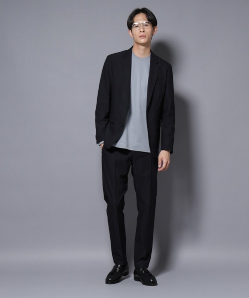 NANO universe(ナノユニバース)の「「N JACKET BASIC」TEXBRID(R) ツイルジャケット/ストレッチ・撥水(セットアップ可)(テーラードジャケット・メンズ・ダークネイビー/グリーン系その他4・S/M/L)」の7枚目の写真