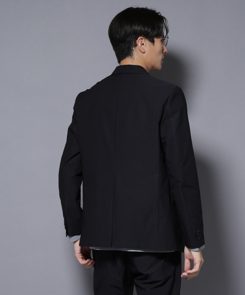 NANO universe(ナノユニバース)の「「N JACKET BASIC」TEXBRID(R) ツイルジャケット/ストレッチ・撥水(セットアップ可)(テーラードジャケット・メンズ・ダークネイビー/グリーン系その他4・S/M/L)」の5枚目の写真
