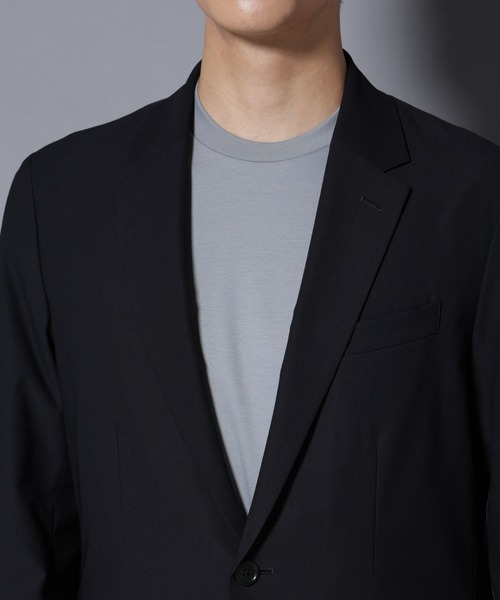 NANO universe(ナノユニバース)の「「N JACKET BASIC」TEXBRID(R) ツイルジャケット/ストレッチ・撥水(セットアップ可)(テーラードジャケット・メンズ・ダークネイビー/グリーン系その他4・S/M/L)」の20枚目の写真