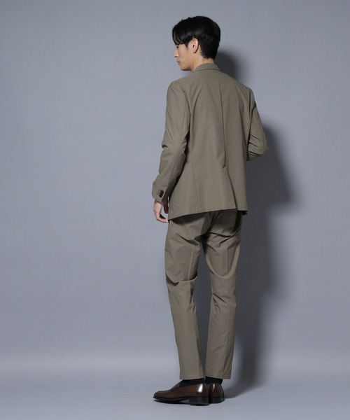 NANO universe(ナノユニバース)の「「N JACKET BASIC」TEXBRID(R) ツイルジャケット/ストレッチ・撥水(セットアップ可)(テーラードジャケット・メンズ・ダークネイビー/グリーン系その他4・S/M/L)」の16枚目の写真